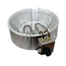 Fritadeira Elétrica Em Inox Tacho De Alumínio 2500W 110V 7L