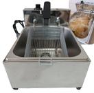 Fritadeira Elétrica Industrial 1 Cuba 7 L Profissional com Cabo de Proteção Batatinhas Fritas Fritadeira Elétrica Industrial 1 Cuba 7 L Profissional com Cabo de Proteção Batatinhas Fritas