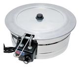 Fritadeira Elétrica Industrial Tacho 10l Tampa Profissional Cor Alumínio Fritadeira Elétrica Industrial Tacho 10l Tampa Profissional Cor Alumínio