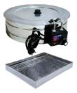 Fritadeira Elétrica Industrial Tacho Redondo Esmaltado 10 Litros Com Tampa e Escorredor M(220)