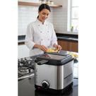 Fritadeira Elétrica Inox 1,8L Potente 900W C/ Visor