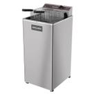 Fritadeira Elétrica Inox Pedestal Água e Óleo Metalcubas 18L GFAO 18 P