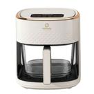 Fritadeira Elétrica Sem Óleo Air Fryer Casa Prestige 4,5 L Creme e Dourada