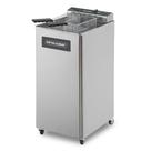 Fritadeira elétrica zona fria com pedestal metalcubas 15 litros foe15p 5000w 220v