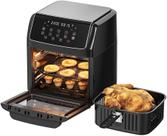 Fritadeira Forno Air Fryer Oven GAABOR 12 Litros, Painel Digital Inteligênte, 2000W Preto Af120t01 127V