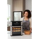 Fritadeira Forno Elétrica 12L 2000W Preto/Inox - 2 em 1 Fritadeira Forno Elétrica 12L 2000W Preto/Inox - 2 em 1
