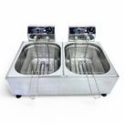 Fritadeira industrial eletrica 16l 2 cubas 220v ipe cozinhas