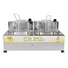 Fritadeira Industrial Elétrica 2 Cubas 10L Feoi-10 Ital Inox Fritadeira Industrial Elétrica 2 Cubas 10L Feoi-10 Ital Inox
