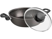 Fritadeira Multiuso Tramontina Paris c/Tampa de Vidro 24cm 2,8L - Chumbo