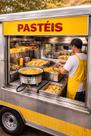 Fritadeira Pasteleira A Gás Alta Pressão mgn De Mesa com tacho n18 batata frita