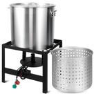 Fritadeira Profunda RYHOFOUD OT1001 Kit de Frutos do Mar 100QT para Uso ao Ar Livre