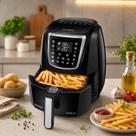 Fritadeira Sem Óleo Air Fryer Digital 4L Mondial Preto 1500W 220V 127v