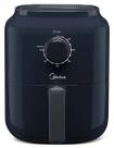Fritadeira sem oleo air fryer midea 3l 1325w c/ timer azul 127v