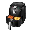 Fritadeira Sem Óleo Com Divisória Air Fryer 4L Mondial Preto/Prata 1500W AFD-40-BFS 220V