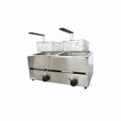 Fritadeira Tacho Salgados 8L Gás Duas Cubas Zepper ZP20G2
