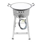 Fritador Fogão Pasteleiro INOX A Gás Com Tacho 16