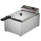 Fritador Retangular Elétrico Óleo 1 Cuba Inox FRCE5 Metalcubas 220V