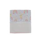 Fronha Avulsa 50x70cm Decorada Infantil Arco-íris Malha Cru Arrumadinho Enxovais