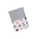 Fronha Avulsa 50x70cm Decorada Infantil Naútico Malha Cinza Arrumadinho Enxovais