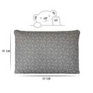 Fronha Avulsa Foguete Cinza Infantil Kids 40x60cm Tricoline 100% Algodão Estampa Brilha No Escuro Arrumadinho Enxovais