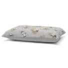 Fronha Avulsa KazzaVip Malha 100% Algodão Basic Dogs Estampada Cinza