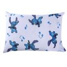 Fronha Avulsa KazzaVip Malha 100% Algodão Disney Estampada Stitch Song 48cmx68cm Azul