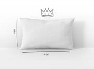 Fronha Avulsa Travesseiro King 50x90 Cm Malha Branca Arrumadinho Enxovais