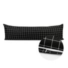 Fronha Avulsa Xuxão 1,30x40 Ziper Percal 180 Fios Estampada Travesseiro de Corpo Decorativa Coleção