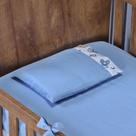 Fronha Bebê e Infantil 100% Algodão AntiAlérgico Macio Suave 1 Peça 40x30cm Noite Tranquila
