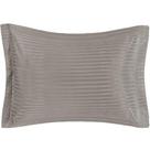 Fronha Blend Veludo Riscas Poliéster 50x70cm 1 Peça Cinza Altenburg