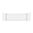 Fronha Body Pillow Altenburg Bordados em Cetim 300 Fios Cerclê Preto