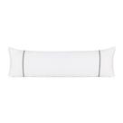 Fronha Body Pillow Altenburg Bordados em Cetim 300 Fios Cerclê Preto