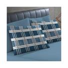Fronha Bouton Basic Estampada Escocia Azul