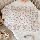 Fronha BuLuTu 36x51cm Floral Infantil Algodão Musselina
