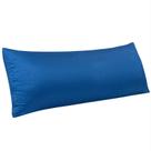 Fronha corporal NTBAY, cetim com zíper, 20x54 cm, azul Fronha corporal NTBAY, cetim com zíper, 20x54 cm, azul
