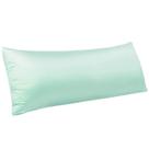 Fronha corporal NTBAY, cetim com zíper, 20x54 cm, ciano Fronha corporal NTBAY, cetim com zíper, 20x54 cm, ciano
