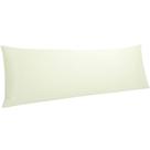 Fronha corporal NTBAY de algodão egípcio 500TC 20x54cm marfim