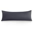 Fronha corporal Oubonun 100% algodão 800TC 21x54cm cinza