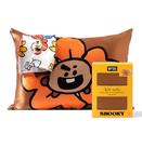 Fronha de cetim Kitsch x BT21 (Shooky) para cabelo e pele