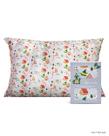 Fronha de Cetim Queen Kitsch x Elf - Estampa Natalina Periwinkle