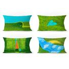 Fronha de pelúcia Spring Meadow Nordic Style 40x60cm