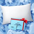 Fronha de resfriamento Rifens Ice Cooling para pessoas que dormem bem, branca