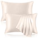 Fronha de seda 100% seda pura, 19 Momme Queen Size, pacote com 2