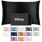 Fronha de seda Blissy 100% Pure Mulberry Silk 22 Momme Black