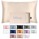 Fronha de seda Blissy 100% Pure Mulberry Silk Champagne