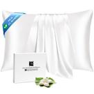 Fronha de seda Ravmix 21 Momme Mulberry Silk Ivory White