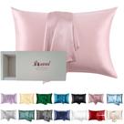 Fronha de seda ROSEWARD Pink 22 Momme 100% seda de amora
