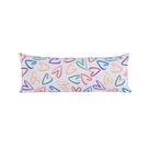 Fronha de Travesseiro de Corpo Fofuxão Colorê Micropercal 146x46cm com Zíper Fronha de Travesseiro de Corpo Fofuxão Colorê Micropercal 146x46cm com Zíper