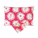 Fronha e Lençol de Elástico Jardim Mini Cama 70x150cm Percal 160 Fios 100% Algodão Arrumadinho