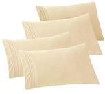 Fronha Elegant Comfort 1500 Premium de microfibra, pacote com 4